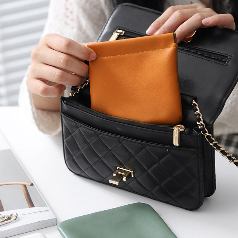 BowLift | PU Leather Pocket Cosmetic Bag