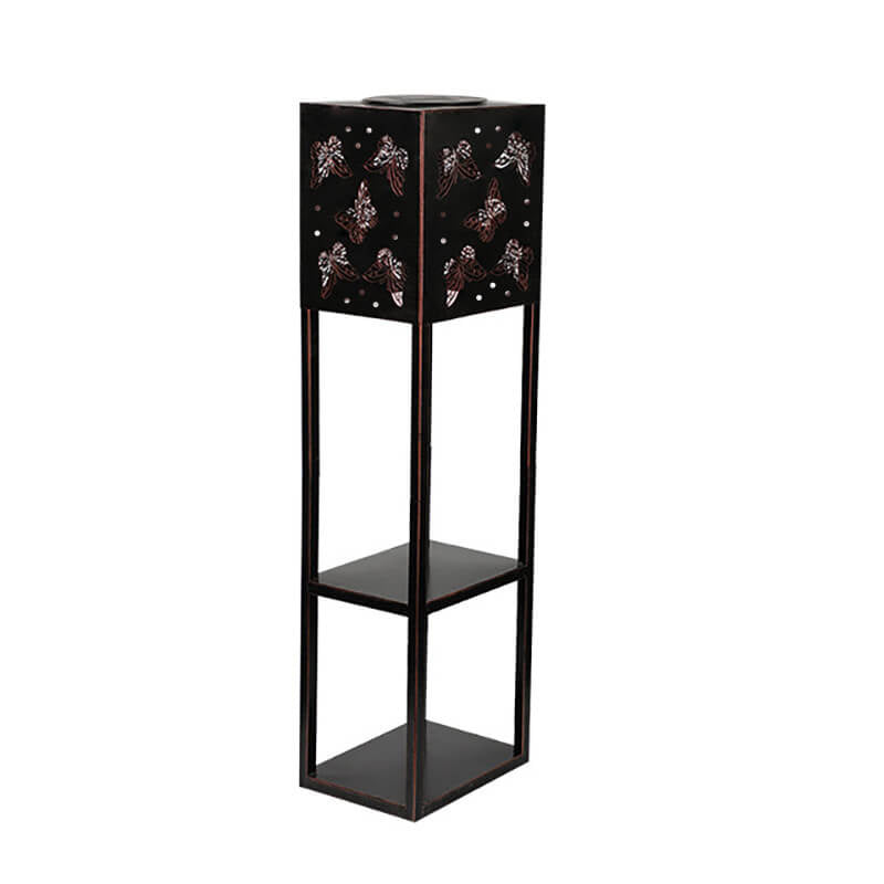 Solar Butterfly Light Shadow Square Shelf Planter Light Garden Decorative Outdoor Waterproof Patio Outdoor Light | Bowlift