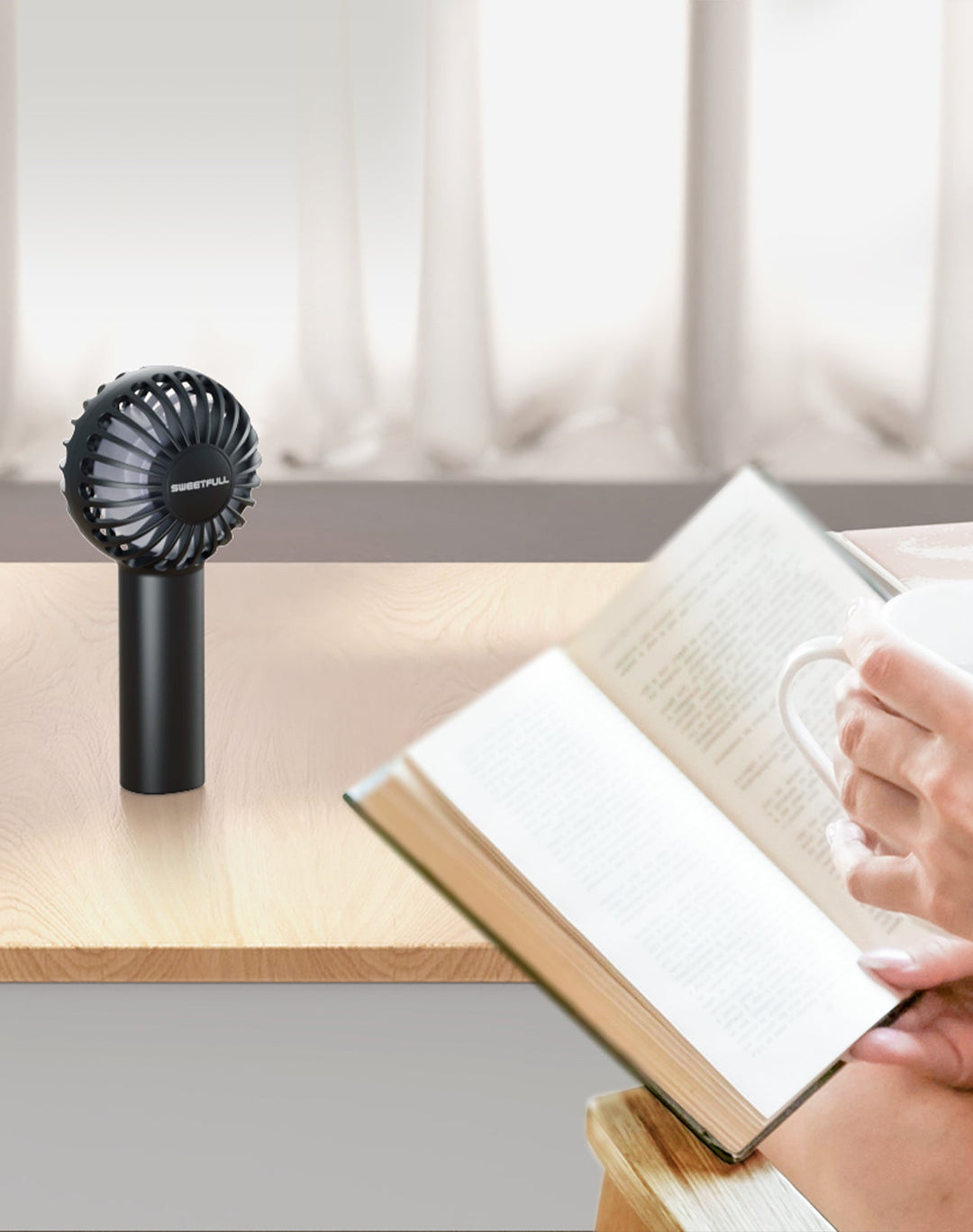 Mini Portable Fan Powerful Handheld Fan Rechargeable | Bowlift