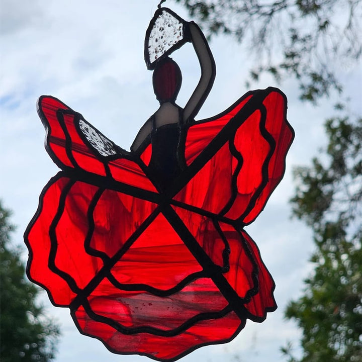 BowLift | Dancing Lady Stained Spinner [Height of 9.8 inches]