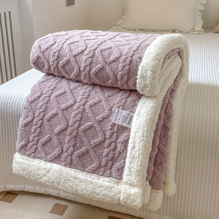 BowLift | Stylish Reversible Fleece Blanket for Ultimate Comfort and Warmth