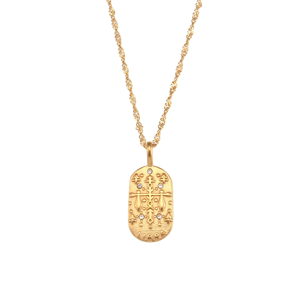 BowLift | Dainty Zodiac Tarot Inspired Necklace