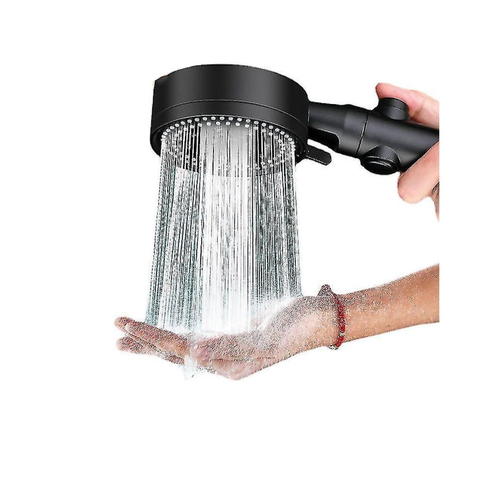 Shower head with 5 functions - black | Bowlift