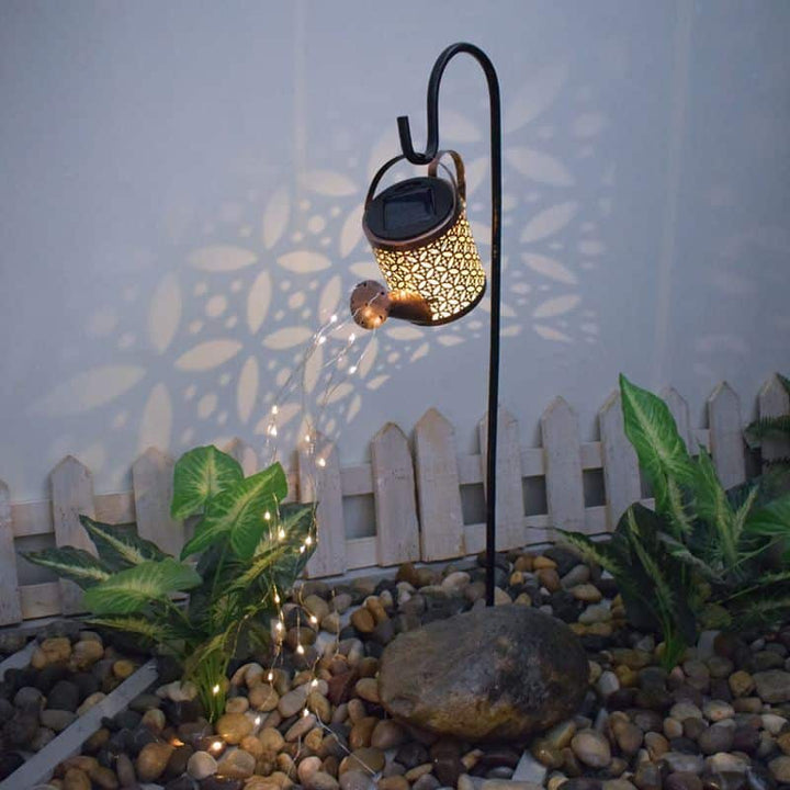 Solar Watering Can LED Lamp for the Garden | Bowlift