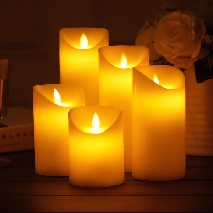 BowLift | LED Candles LumiFlame | Flickering Real Wax Effect | Safe & Energy Saving | Various Sizes & Designs