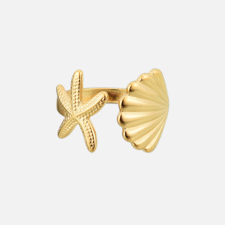 BowLift | Marina Ring with Starfish and Shell Design – Maritime & Adjustable