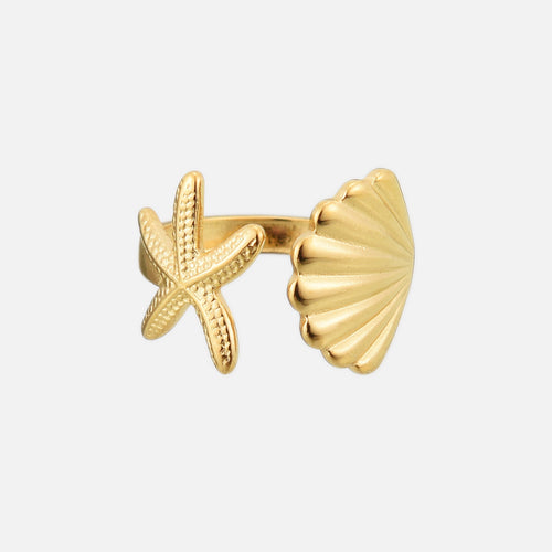BowLift | Marina Ring with Starfish and Shell Design – Maritime & Adjustable
