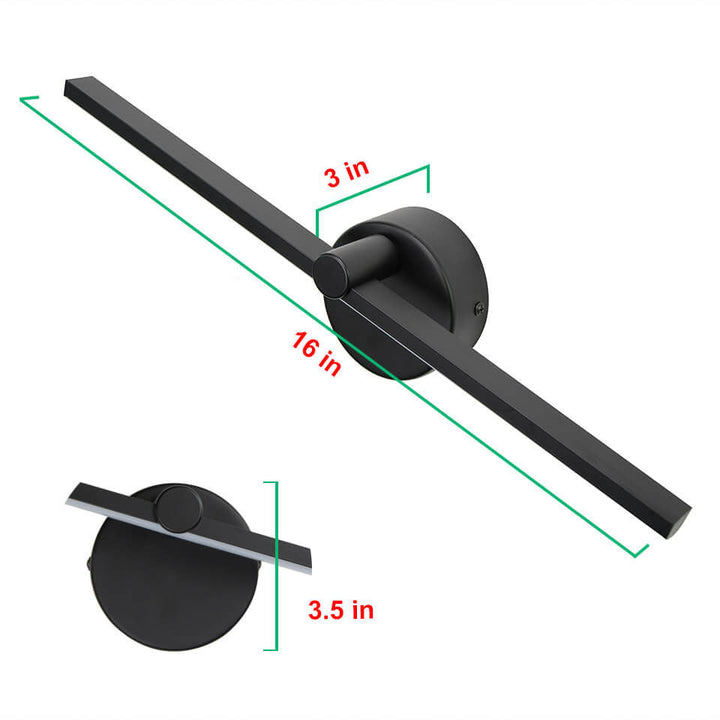 BowLift | Nordic Minimalist Aluminium Long Bar Switch LED Mirror Wall Light Lamp