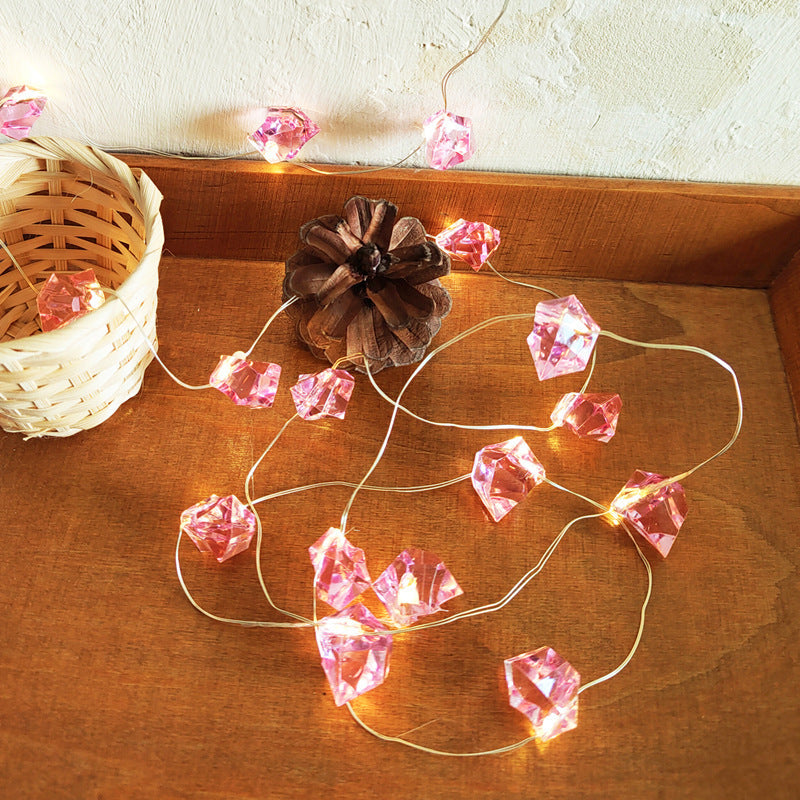 BowLift | Creative Irregular Gems String Lights Acrylic LED Decorative String Lights