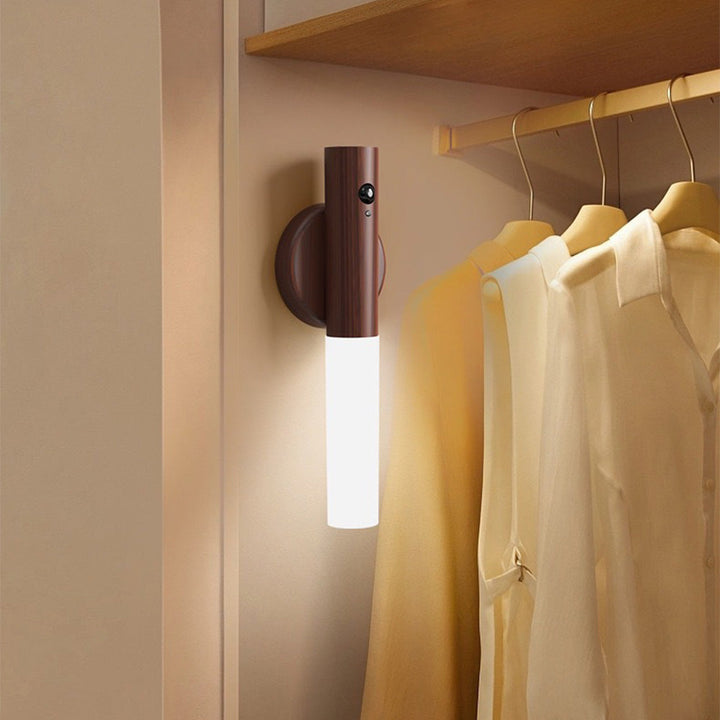 BowLift | Wall Light LED Motion Sensor Wooden Lamp