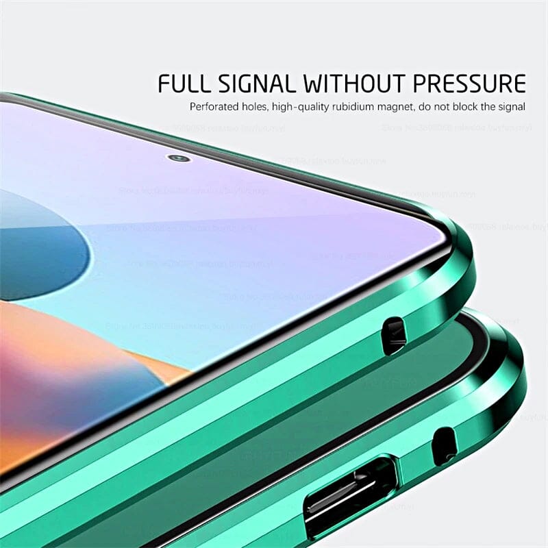 BowLift | Magnetic tempered glass double-sided phone case for Samsung
