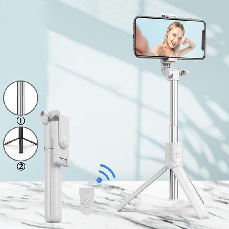 Tripod for selfie stick with Bluetooth remote control | Bowlift