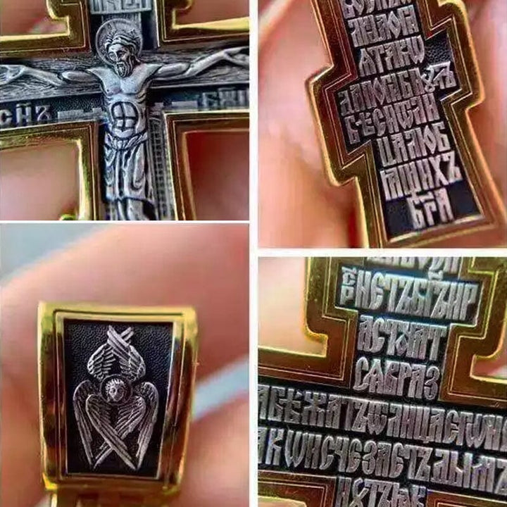 Vintage Cross Necklace Bowlift