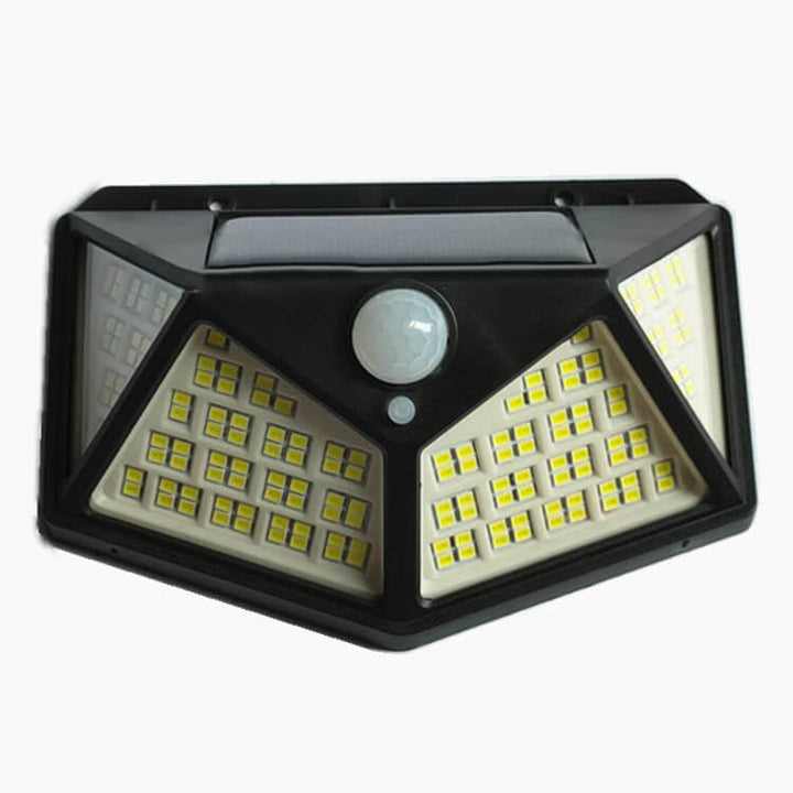 Solar Outdoor 162 LED Outdoor Waterproof Body Sensor Garden Lighting Wall Sconce Lamp | Bowlift