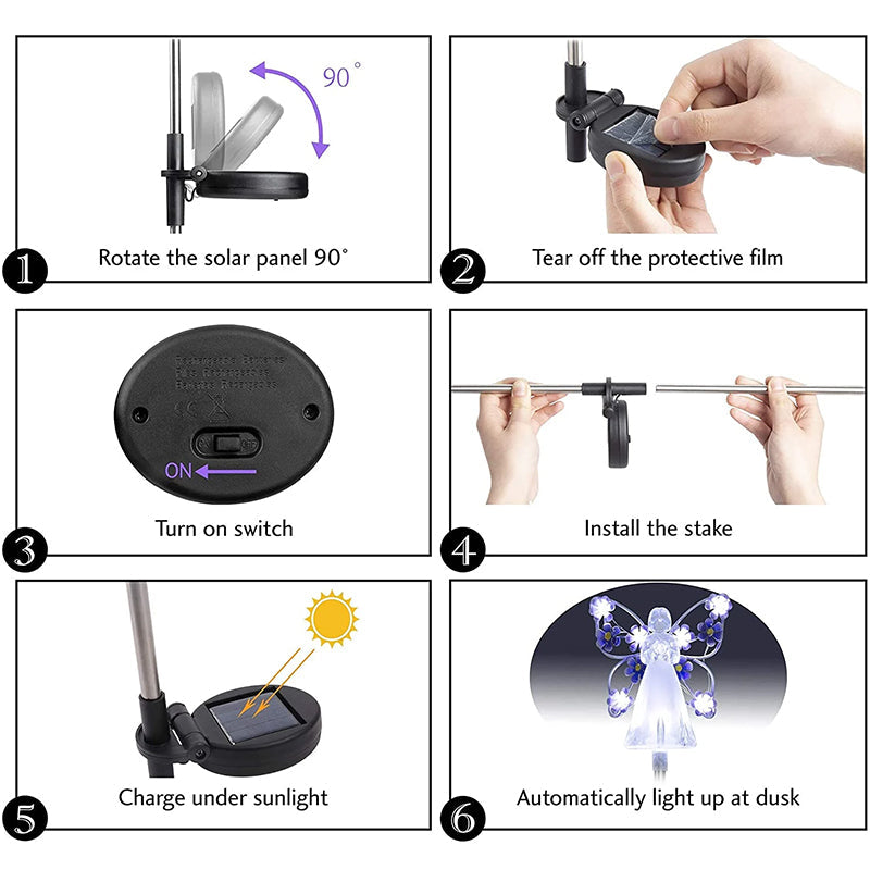 BowLift | Waterproof Solar Angel Lights