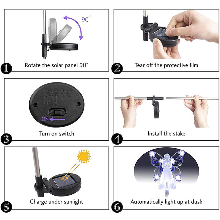 BowLift | Waterproof Solar Angel Lights