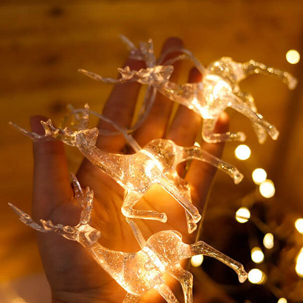 BowLift | Christmas Decor Elk LED Decoration Battery String Lights