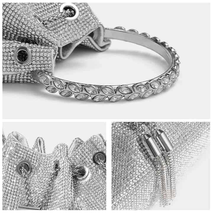 BowLift | Diamond Drawstring Bucket Bag