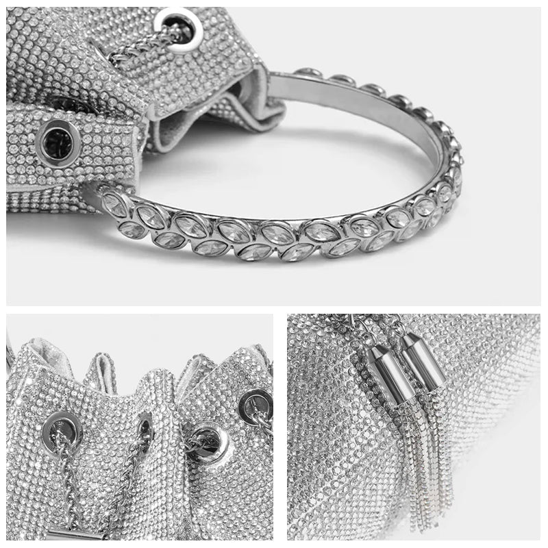 BowLift | Diamond Drawstring Bucket Bag