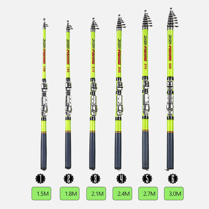 BowLift | Mini Seat Carbon Fiber Telescopic Rock Fishing Rod