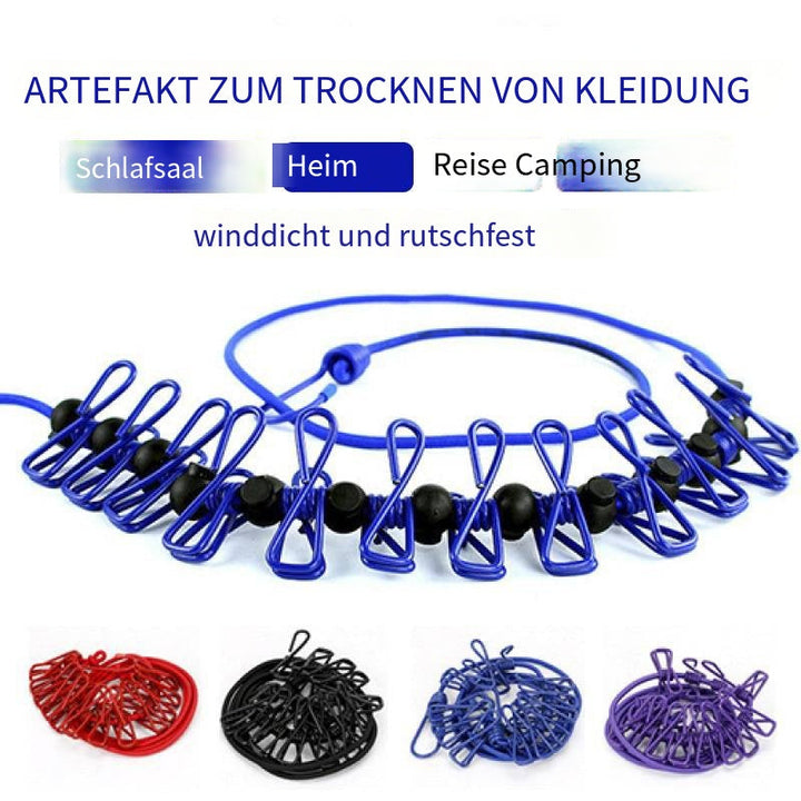 BowLift | Portable elastic travel laundry rack