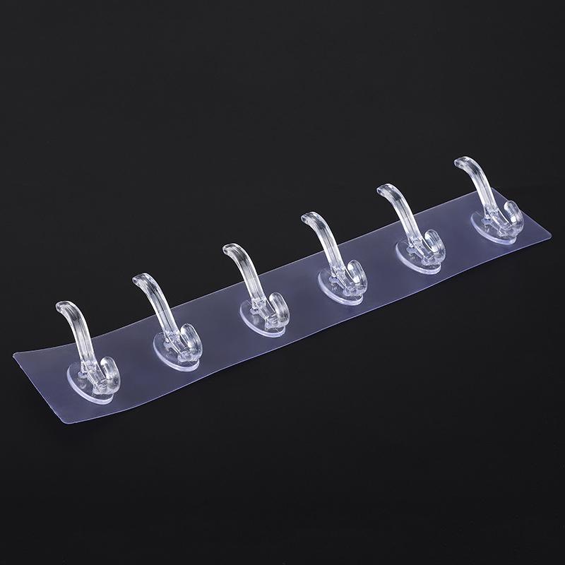 BowLift | Multifunctional transparent 6 hooks
