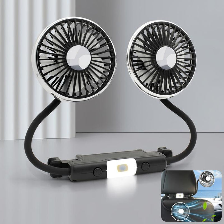Summer Dual-Head USB Hose Fan | Bowlift