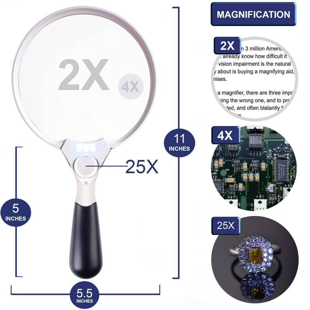 BowLift | LED reading magnifier