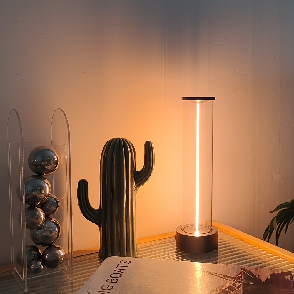 TouchGlow – Wireless LED Table Lamp with Charging Port Bowlift