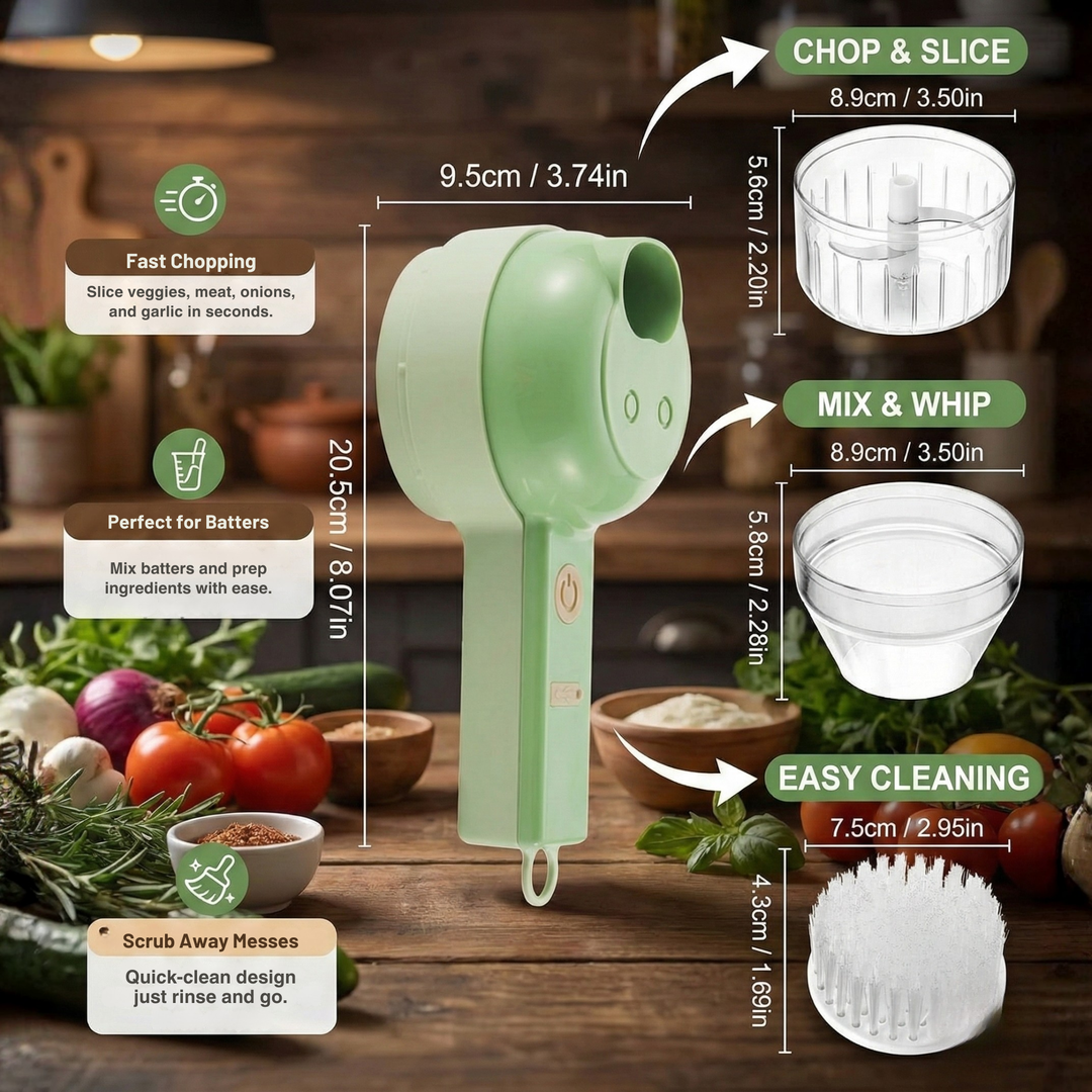 KüchenBlitz Pro — No more tears, now you cook in turbo mode! | Bowlift