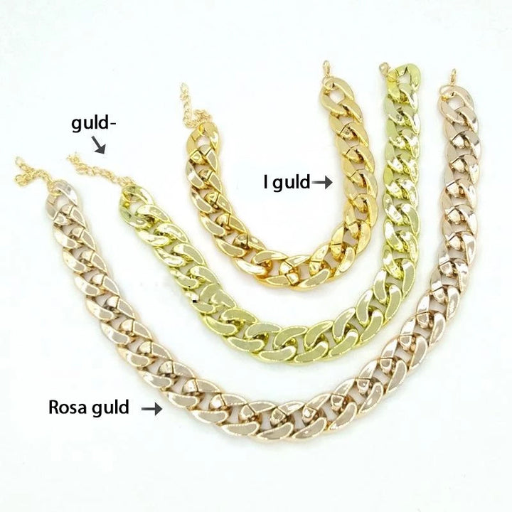 BowLift | Thick golden chain pet safety collar