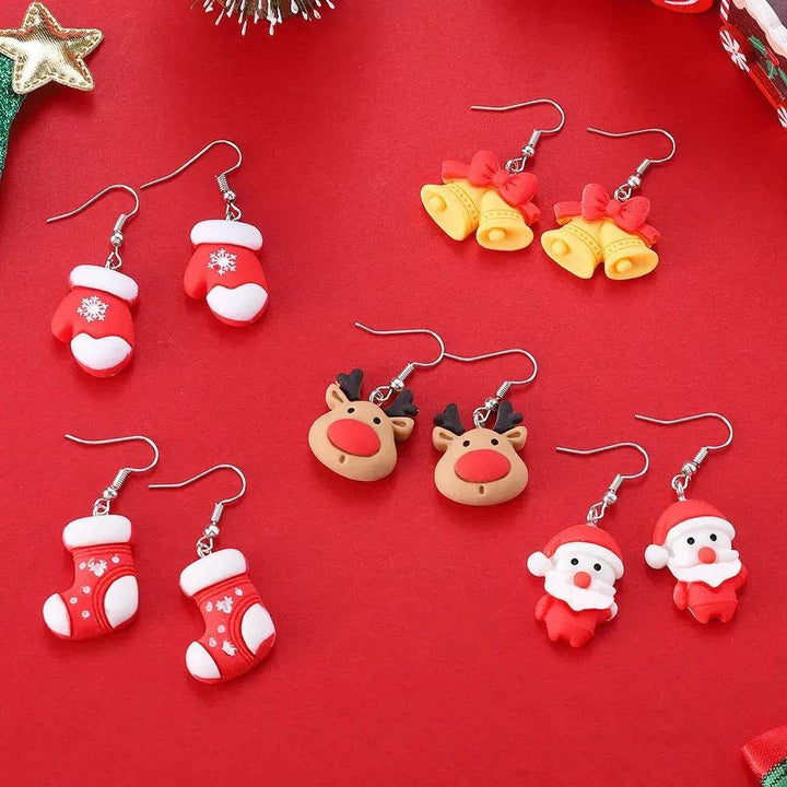 BowLift | Creative Cartoon Christmas Earrings Fashion
