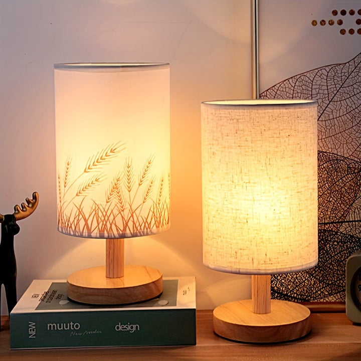 WoodGlow – Adjustable LED Table Lamp with USB Bowlift