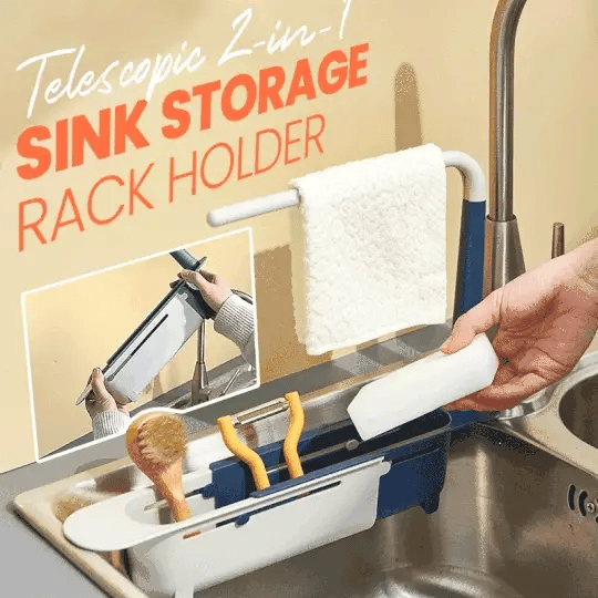 BowLift | FlexiRack Pro — Say goodbye to chaos and bacteria for a sparkling clean kitchen! (2 pieces)