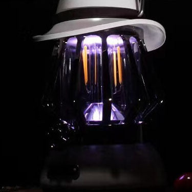 Modern Handheld Metal Texture Camping LED Outdoor Light | Bowlift