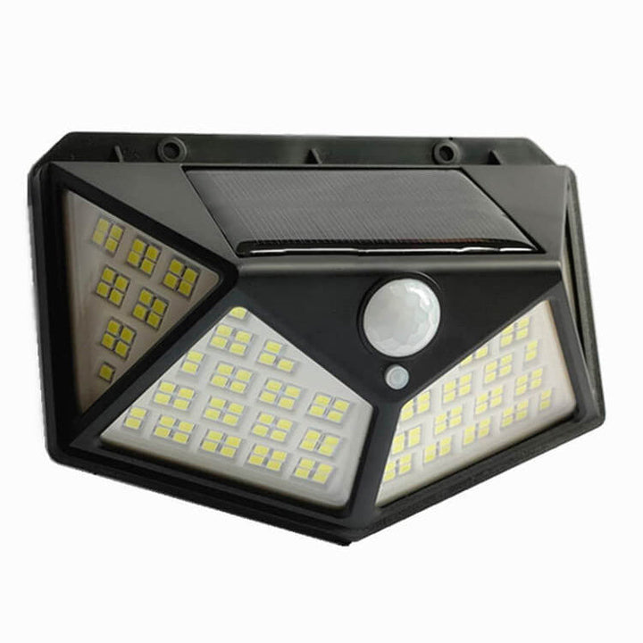 Solar Outdoor 162 LED Outdoor Waterproof Body Sensor Garden Lighting Wall Sconce Lamp | Bowlift