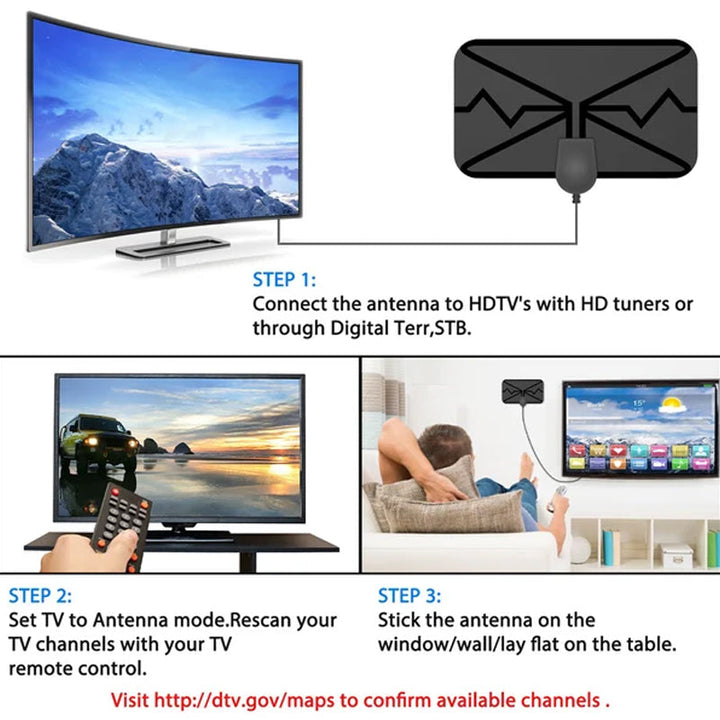 BowLift | Upgrade DIGITAL HDTV ANTENNA 4K