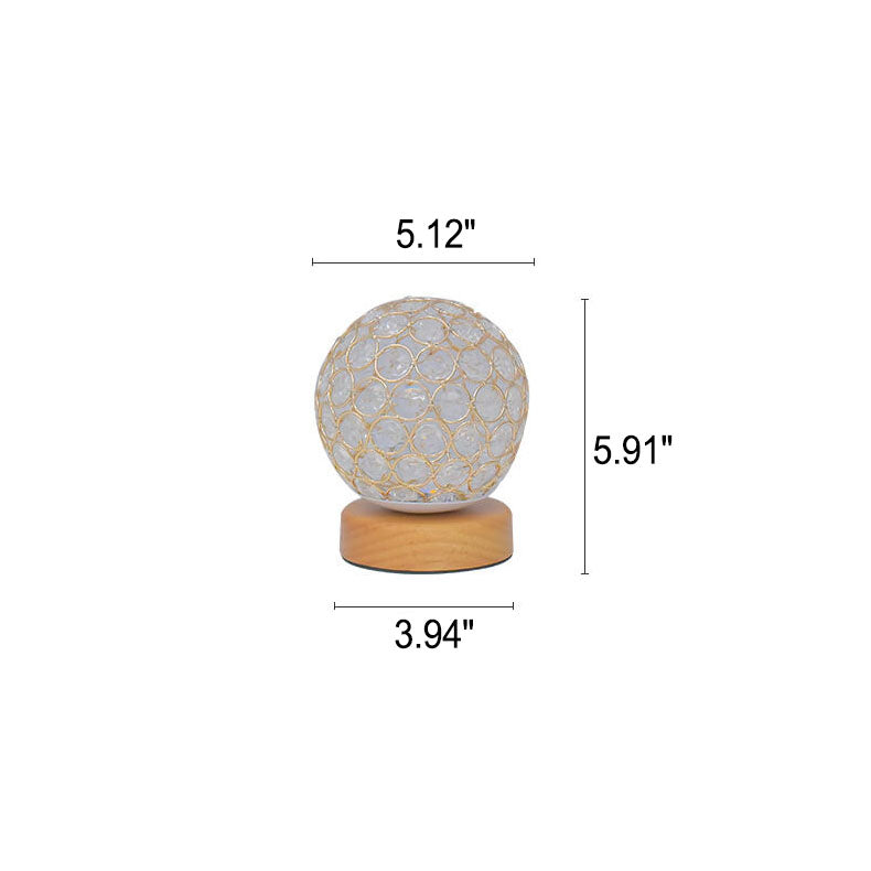 BowLift | Modern Minimalistic Round USB Rechargeable LED Night Light Table Lamp