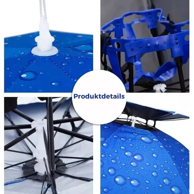 BowLift | Rain umbrella hat for fishing and gardening
