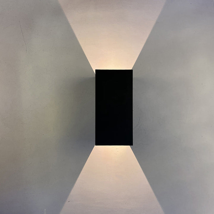 Modern Smart Square APP Dimming Waterproof LED Wall Sconce Lamp | Bowlift
