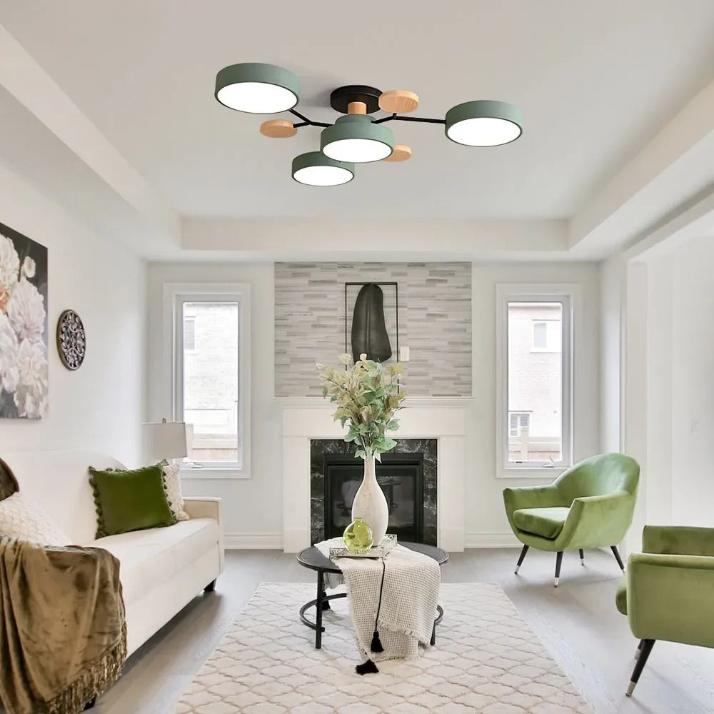 BowLift | Contemporary Round Iron LED Chandelier | Energy-Efficient. Stylish Lighting for Living Rooms. Dining Areas & Entryways