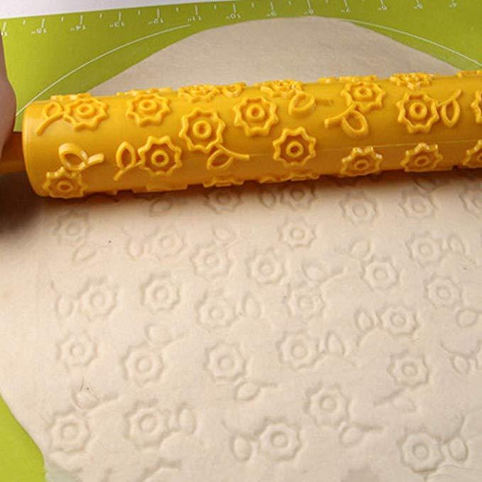 Colored 3D Pattern Rolling Pin | Bowlift