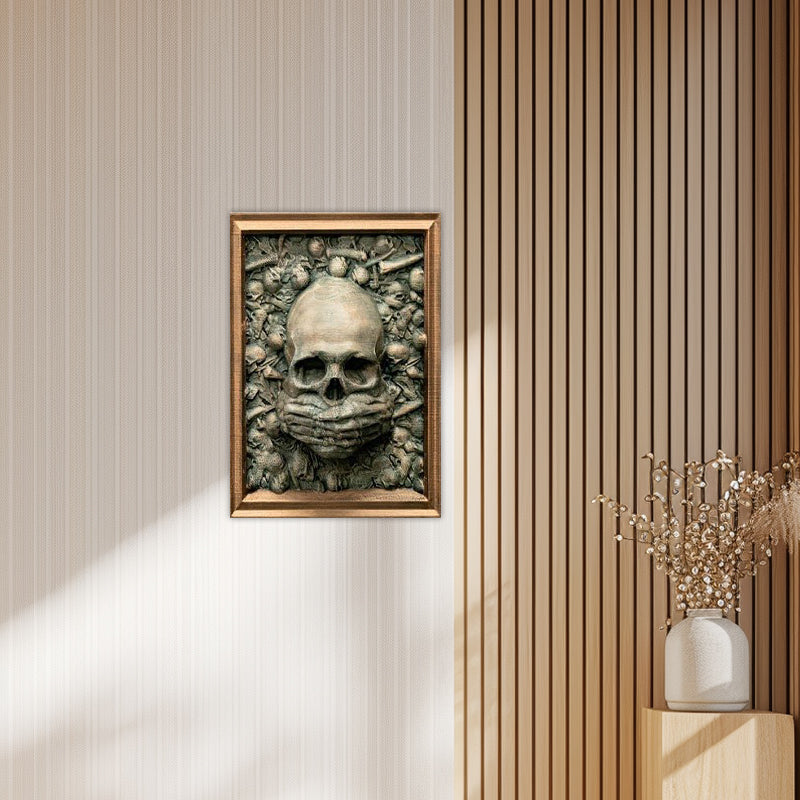 BowLift | Three Wise Skulls Picture Frame Decor