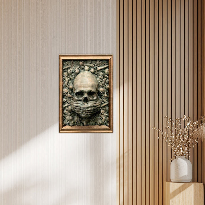 BowLift | Three Wise Skulls Picture Frame Decor