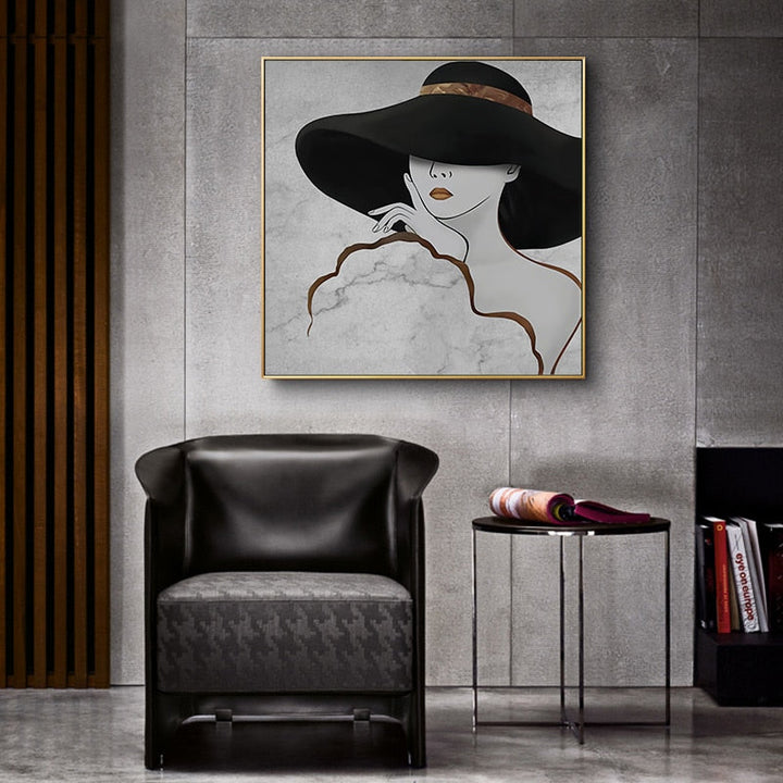 Fashionista - Canvas Wall Art Painting | Bowlift