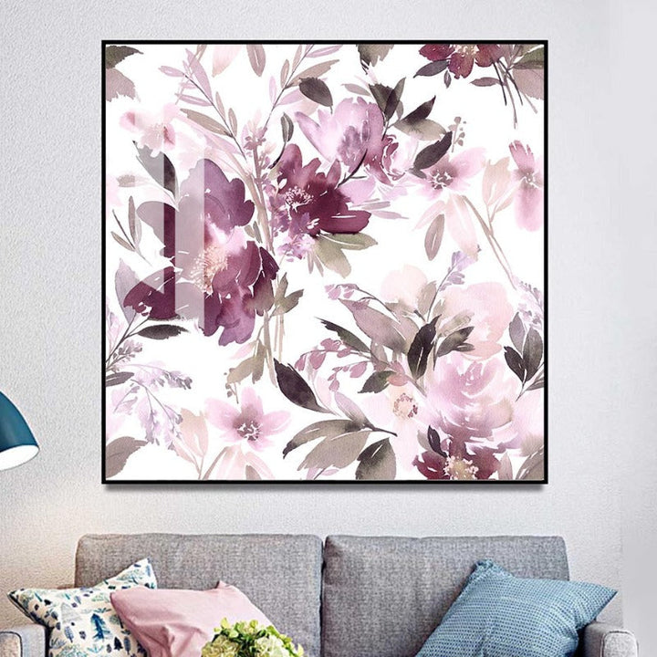 Bloom Lavender Floral - Canvas Wall Art Painting | Bowlift