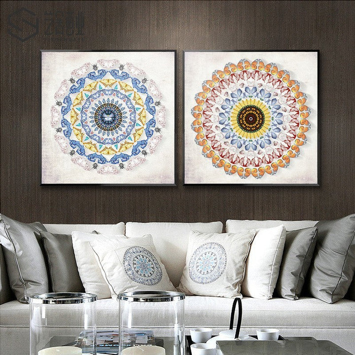Modern Mandala - Canvas Wall Art Painting | Bowlift
