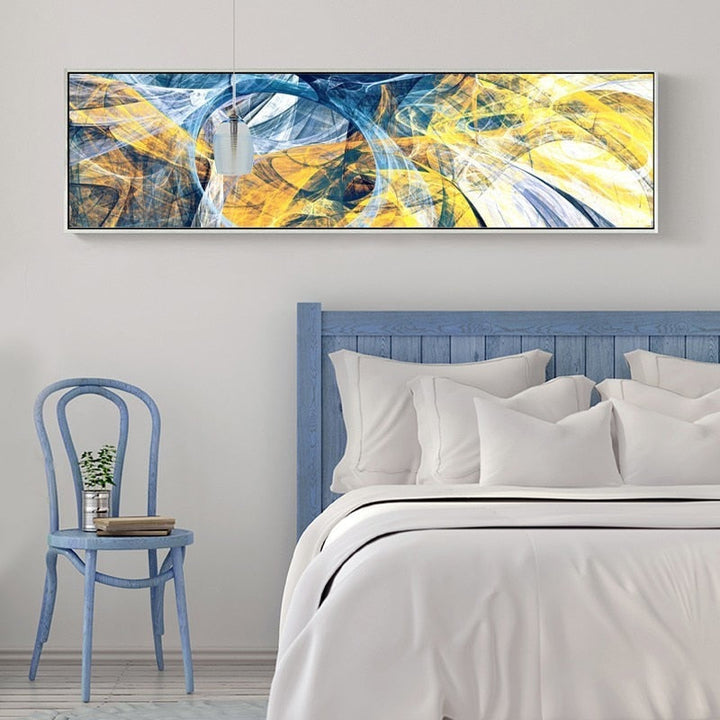 Modern Abstract Psychedelic - Canvas Wall Art Painting | Bowlift