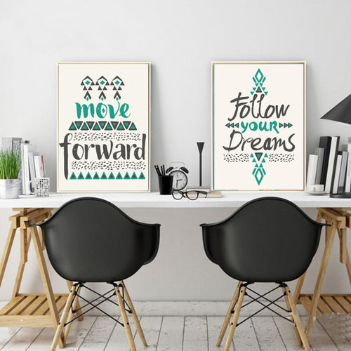 Follow Dreams - Canvas Wall Art Painting | Bowlift