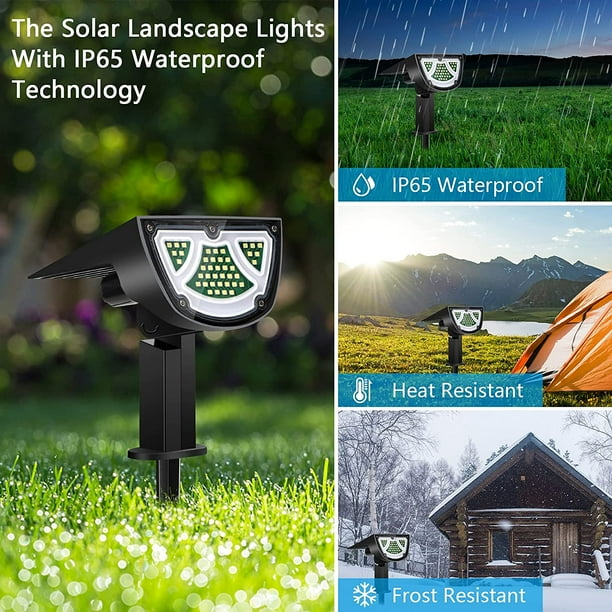 BowLift | Solar LED Spotlight – Outdoor lighting with solar panel for garden and pathways